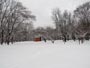 雪の真駒内公園