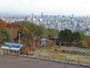 旭山記念公園、段状テラス