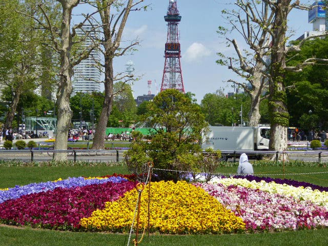 大通公園と花