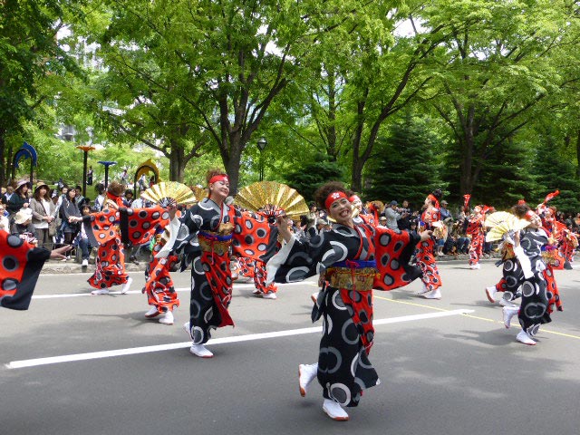 YOSAKOIソーラン祭り、大通パレード会場