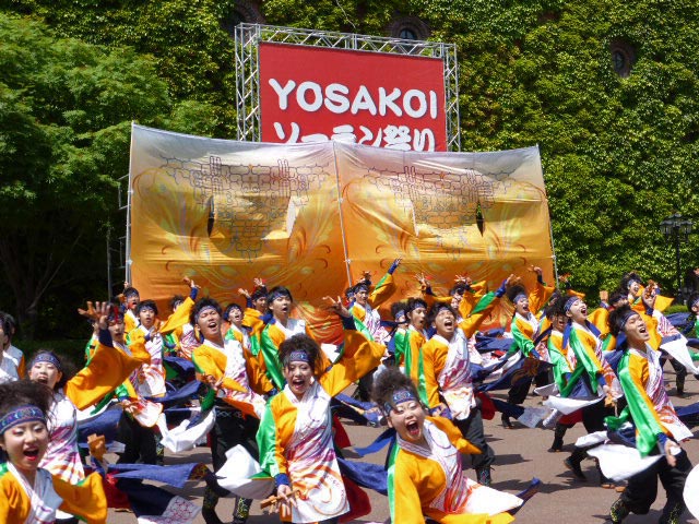 YOSAKOIソーラン祭り、サッポロファクトリー会場