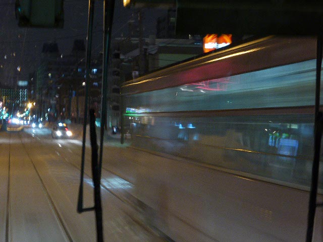 雪の札幌市電