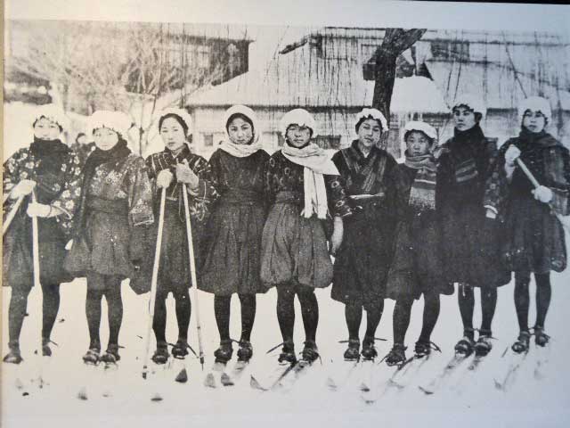 11.旧北海中学校、スキー教室の写真