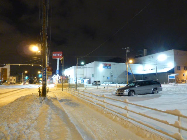 札幌、雪