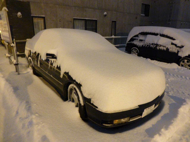 札幌、雪