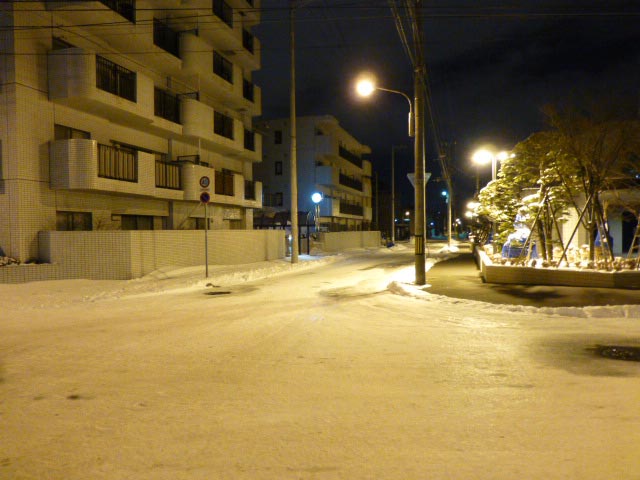 札幌、雪