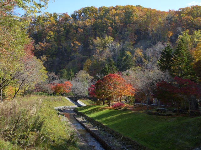 滝野すずらん公園渓流口紅葉