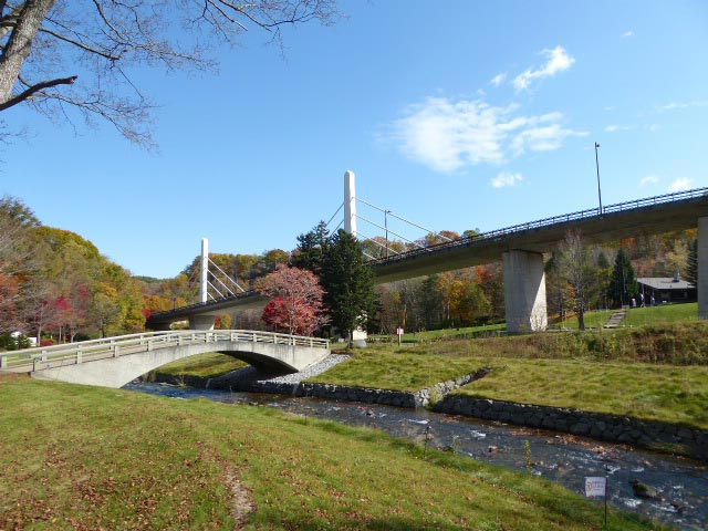 滝野すずらん公園渓流口紅葉