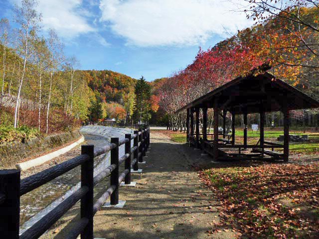 滝野すずらん公園渓流口紅葉