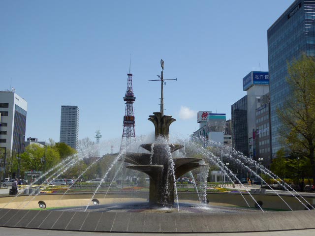 大通公園、花