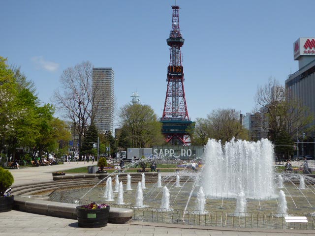 大通公園、花