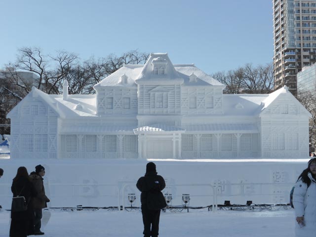 大雪像：旧札幌停車場