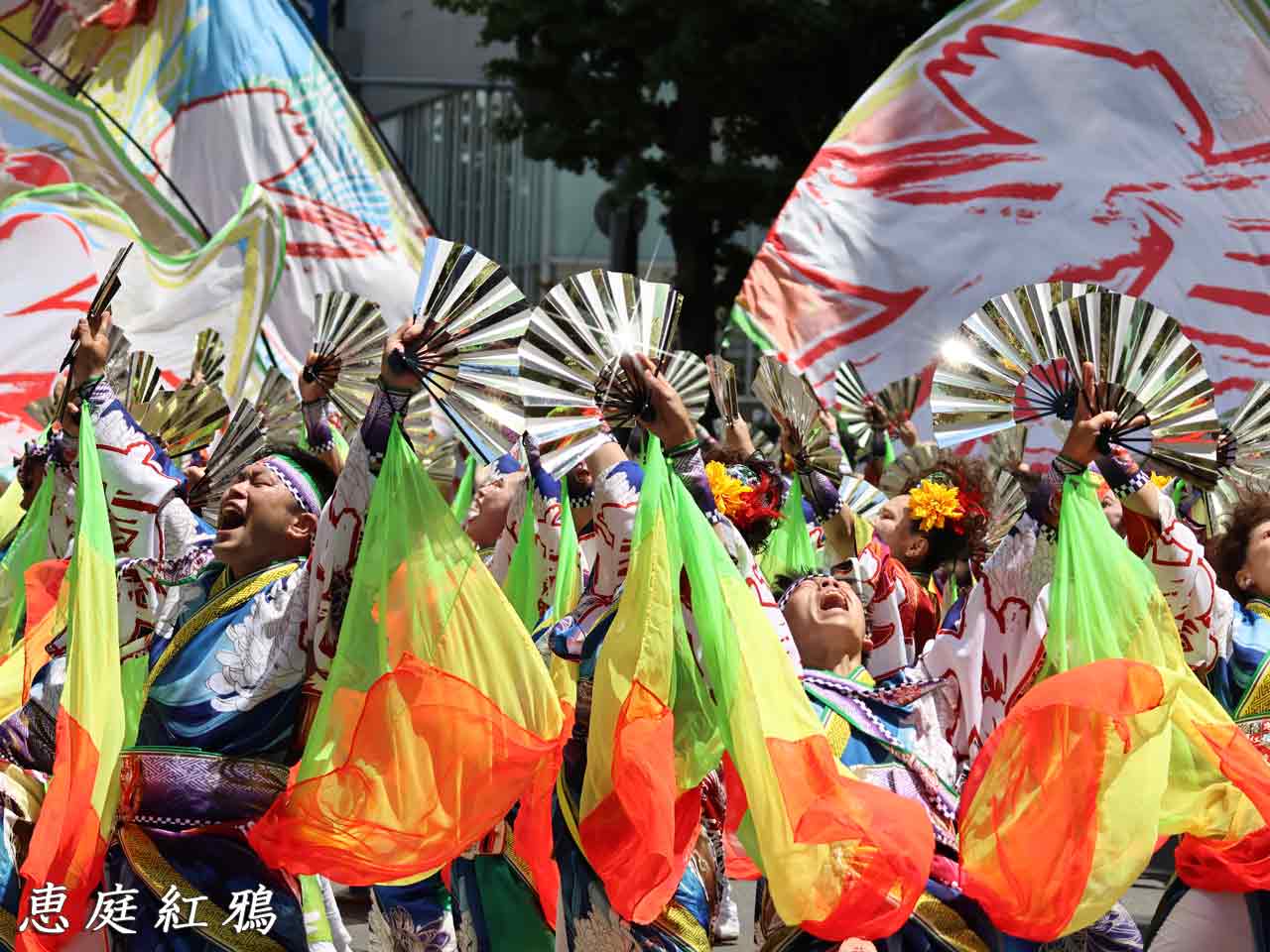 恵庭紅鴉、決めのポーズ！