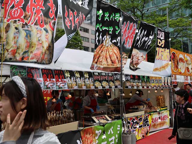 串焼き屋台