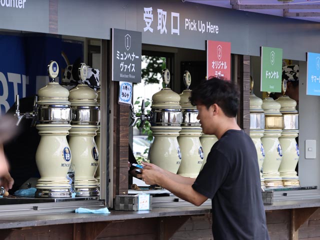 札幌ドイツ村ビールカウンター、ドイツのビールピッチャー