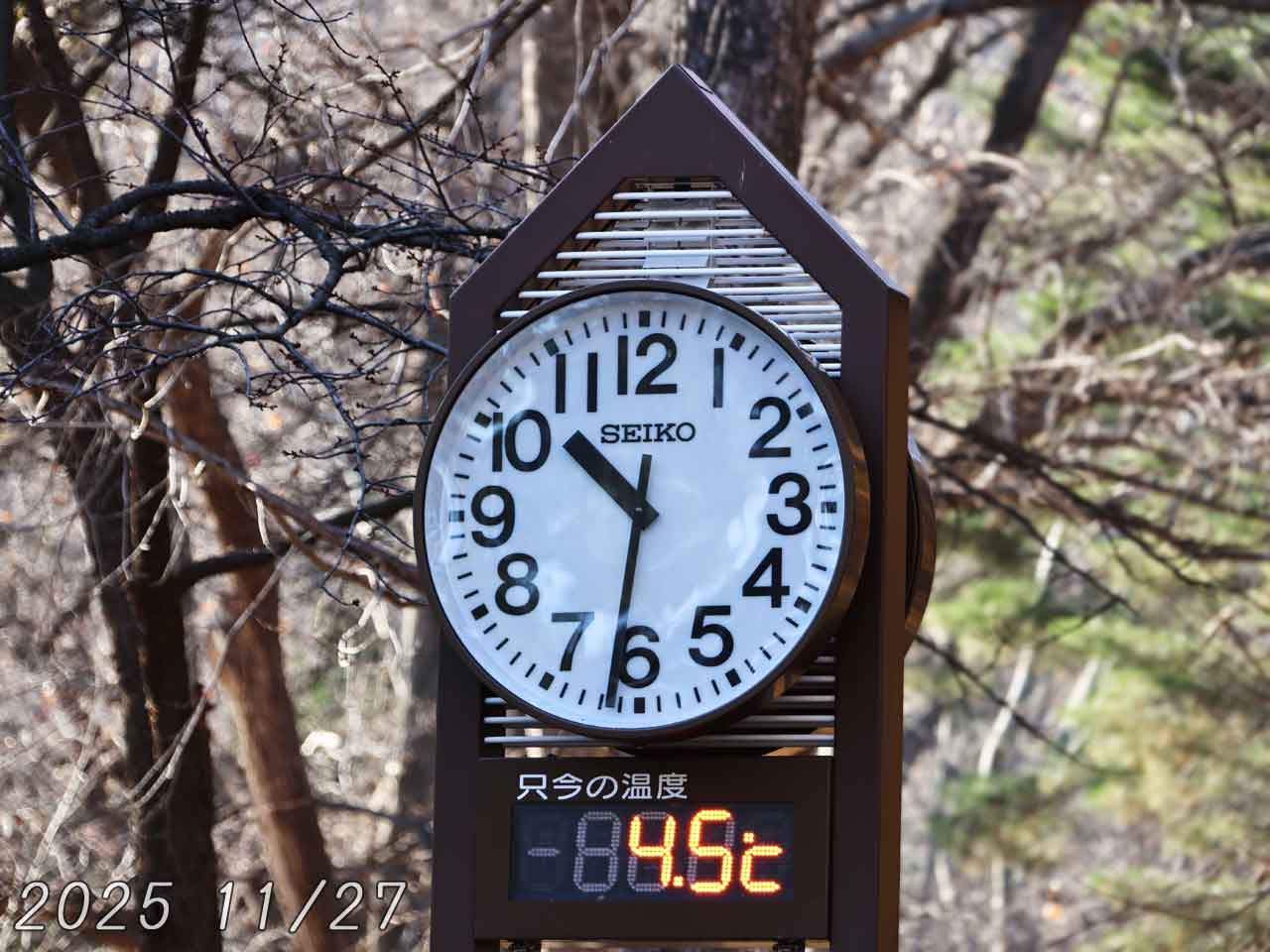 円山公園の時計