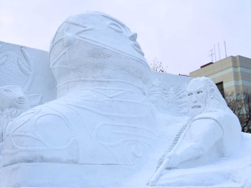 大雪像：縄文