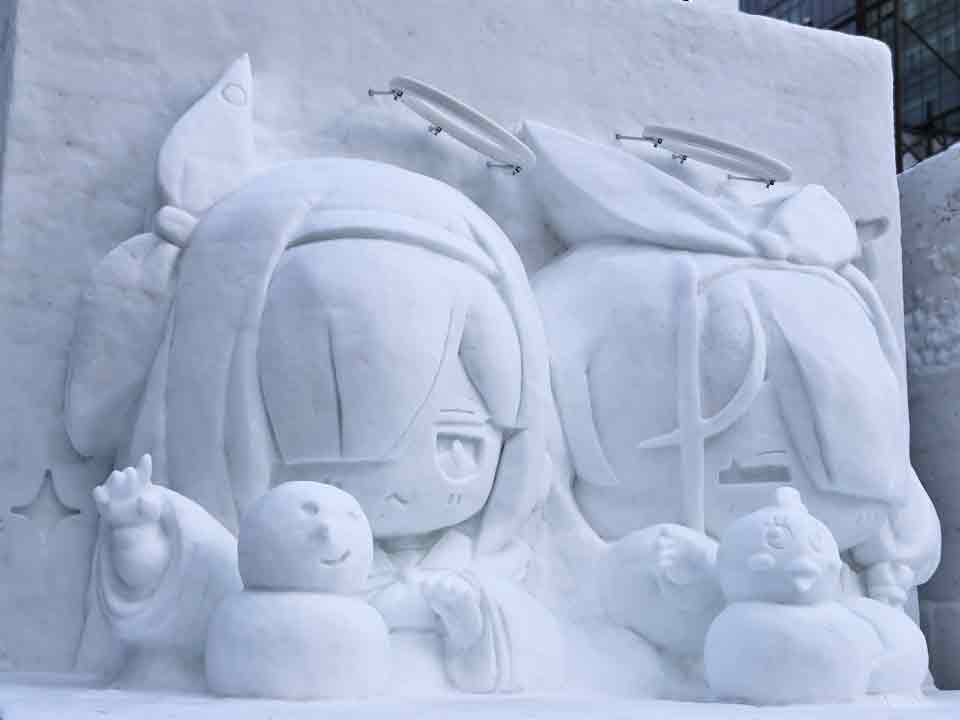 中雪像：ブルーアーカイブ