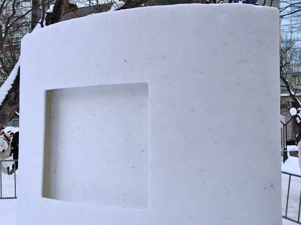 雪像彫刻：Interval