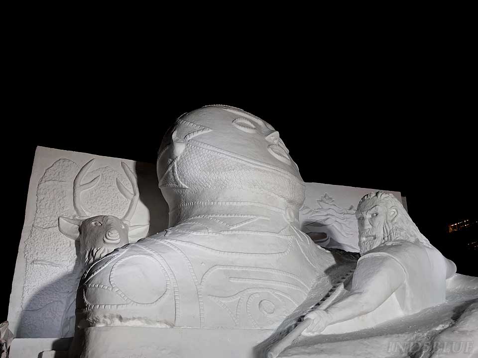 大雪像(夜)：縄文